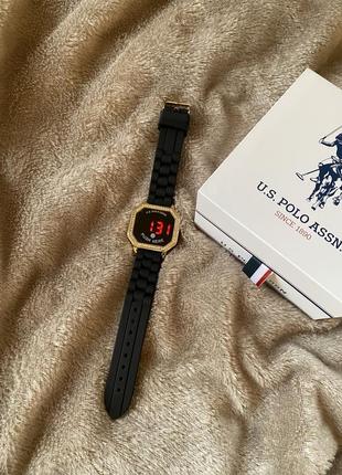 Us polo assn led watch оригінал новий жіночий лед годинник наручний + браслети юс поло7 фото