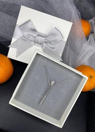 Кулон сірник з ланцюжком