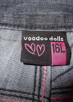 Батальные лёгкие джинсы бренд  voodoo dolls  16l6 фото