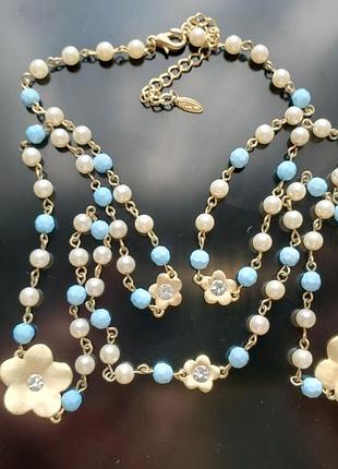 Vclm tm роскошное брендовое колье. 80ти