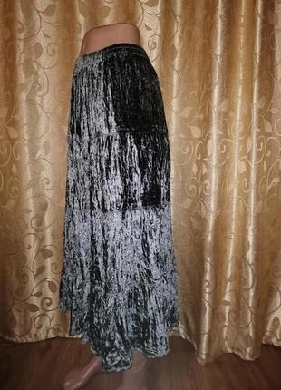 💜💜💜красивая длинная женская бархатная, велюровая юбка for women💜💜💜6 фото