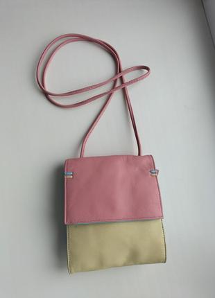 Шкіряна фірмова багатофункціональна сумка гаманець tula! оригінал!