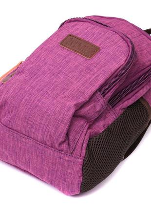 Рюкзак из полиэстера vintage 22147 фиолетовый3 фото