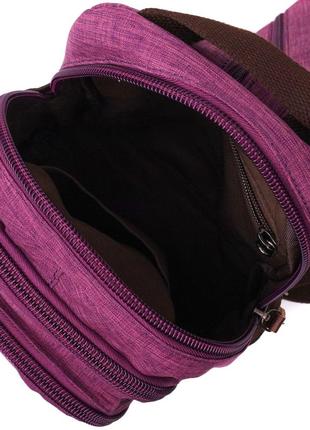 Рюкзак из полиэстера vintage 22147 фиолетовый4 фото