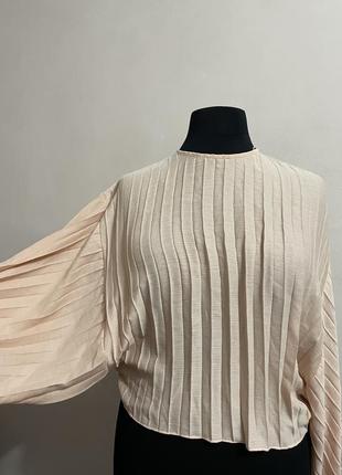 Блуза плиссе / блуза летучая мышь