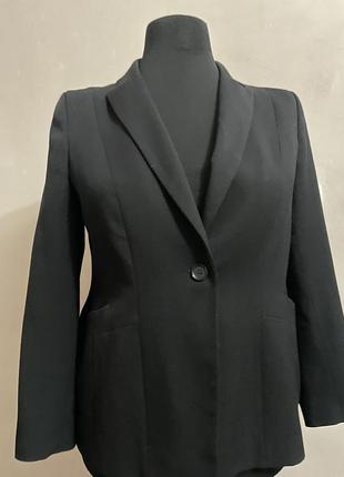 Черный пиджак/ пиджак женский черный