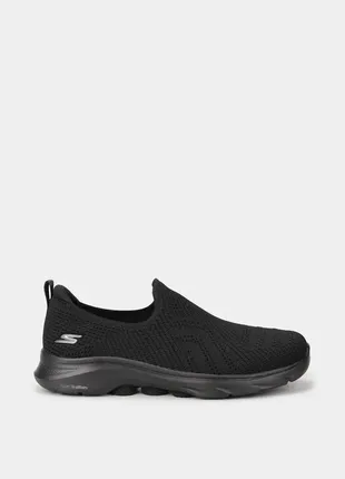 Женские слипоны skechers / оригинальные слипоны черного цвета