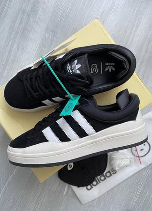 Кроссовки adidas bad bunny x campus black white