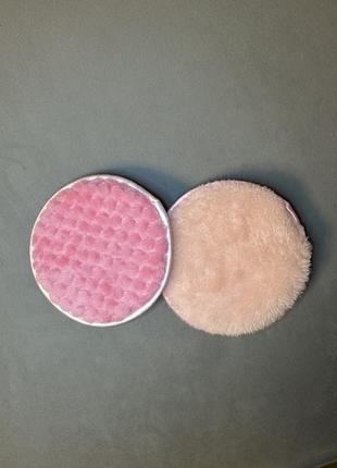Многоразовый спонж диск губка для умывания снятия макияжа