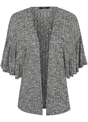 Новый трикотажный кардиган кимоно меланж, вискоза george