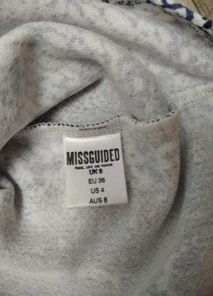 Платье в змеиный принт (питон) на тонких бретельках missguided, р.xs-s5 фото