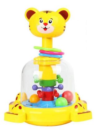 Оченка! юла тигреня sl83014-uc з кульками