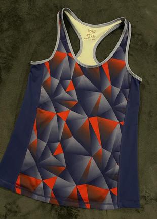 Спортивная майка спорт фитнес геометрический принт