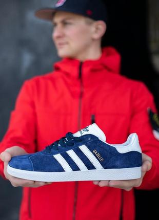 Adidas gazelle dark blue ❤️36рр-45рр❤️ кроссовки мужские адедас газель, кроссовки мужское адедас, кроссовки адедас женские2 фото