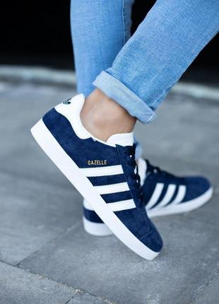 Adidas gazelle dark blue ❤️36рр-45рр❤️ кросівки чоловічі адідас газель, кроссовки мужские адидас, кросівки адідас жіночі