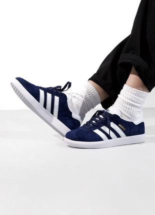 Adidas gazelle dark blue ❤️36рр-45рр❤️ кроссовки мужские адедас газель, кроссовки мужское адедас, кроссовки адедас женские9 фото