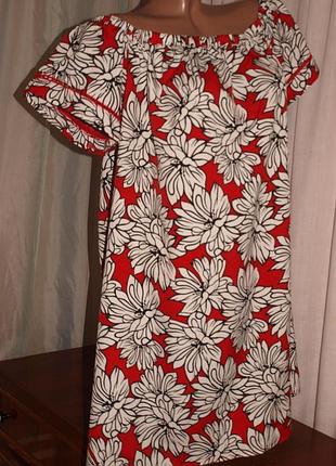 Ніжний легкий сарафан (3 хл виміри) з візерунком, фірмовий, відмінно виглядає