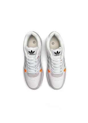 Чоловічі кросівки adidas originals drop step white gray orange