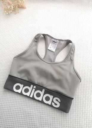 Спортивный топ/бюстгальтер для тренировок adidas оригинал xs1 фото