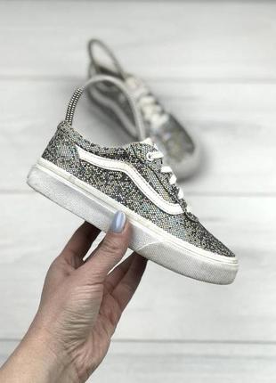 Оригинальные детские кеди VANS Scarpe Bambino Sk8-mid Reissue V 1-4 Anni check Paisley Navy Toddler Blu