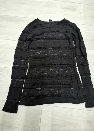 Красивая кружевная блуза