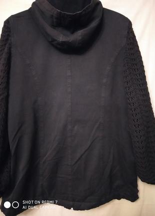 Куртка черная катоновая3 фото