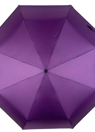 Жіноча однотонна механічна парасолька на 8 спиць від thebest фіолетовий 0612-65 фото