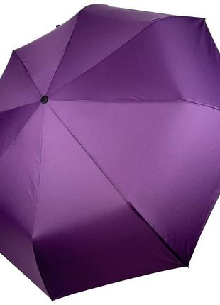 Женский однотонный механический зонт на 8 спиц от thebest фиолетовый 0612-6