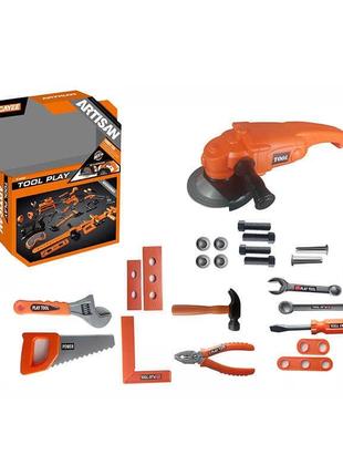 Игровой набор инструментов tool set набор строителя 23 аксессуара multicolor (140709)2 фото