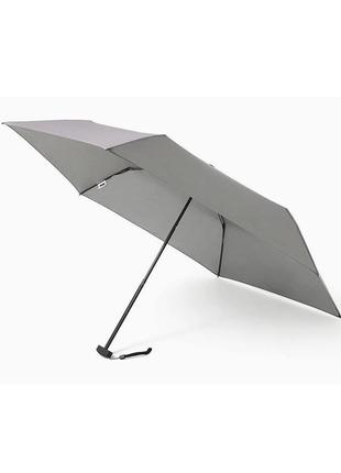 Зонтик женский механический parachase №3265 на 6 спиц серый2 фото