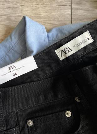 Стильные базовые прямые джинсы от zara2 фото