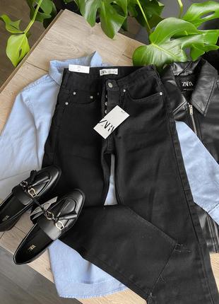 Стильные базовые прямые джинсы от zara4 фото