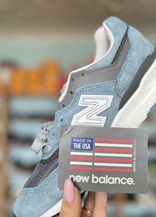 Женские кроссовки new balance 997 csp оригинал новые сток без коробки имеют нюанс8 фото