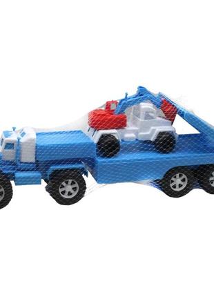 Игровой набор автовоз белый+синий максимус (5162)