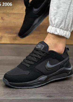 Кроссовки nike running 2021 черные