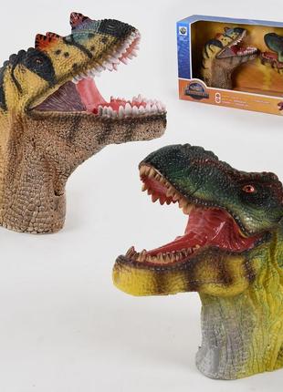 Игровой набор на батарейках behemoths голова динозавра 2 шт multicolor (89318)2 фото