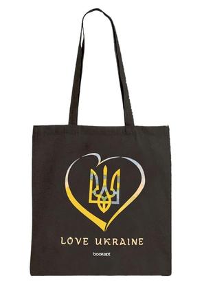 Екошопер bookopt bk4036 love ukraine чорний