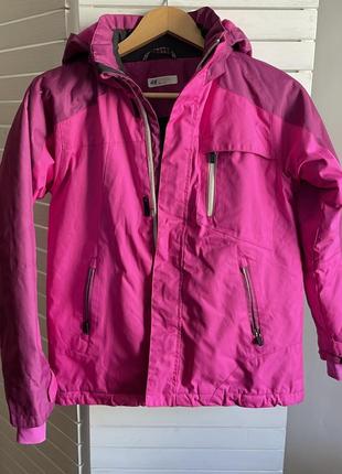 Куртка лыжня розовая для катания3 фото