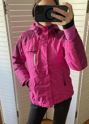 Куртка лыжня розовая для катания2 фото