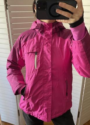 Куртка лыжня розовая для катания8 фото