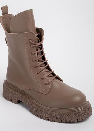Ботинки женские 341748 р.37 (24,5) бежевый fashion