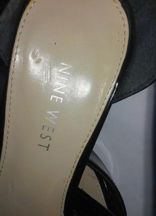 Босоніжки nine west лакові4 фото