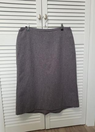 Качественная теплая юбка чистая шерсть marks &amp;spencer1 фото