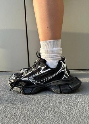 Черные массивные кроссовки в стиле бренда унисекс премиум 36 37 38 39 40 41 42 43 44 458 фото
