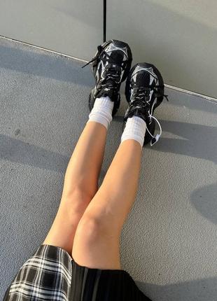 Черные массивные кроссовки в стиле бренда унисекс премиум 36 37 38 39 40 41 42 43 44 459 фото