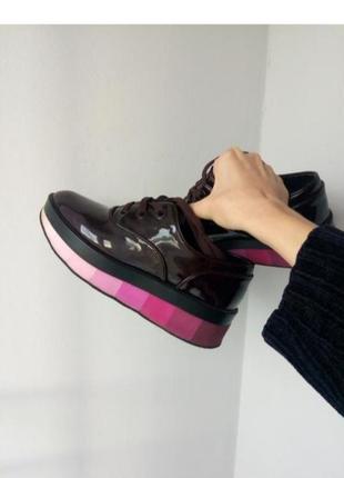 Zara лоферы лаковые,ботинки, обувь демисезонная1 фото