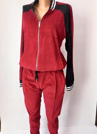 Мужской красный спортивный костюм 48 размер3 фото