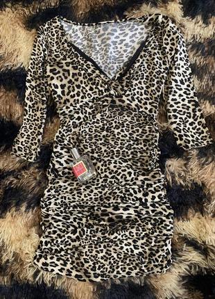 Вінтажна сукня леопардового принту є обмін2 фото