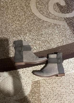 Zara ботинки черевики чоботи полусапожки бежевые коричневые2 фото