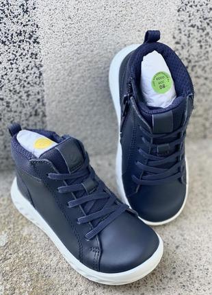 Мембранні шкіряні напівчеревики ботинки ecco sp.1 lite 20 21 р.